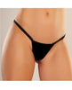 Load image into Gallery viewer, Adore Between the Cheats Wetlook Panty Black O/S
