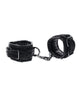 Indlæs billede i gallerifremviser, Sportsheets Velvet Noir Handcuffs - Black
