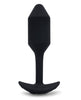Indlæs billede i gallerifremviser, b-Vibe Vibrating Weighted Snug Plug M - 112 g Black
