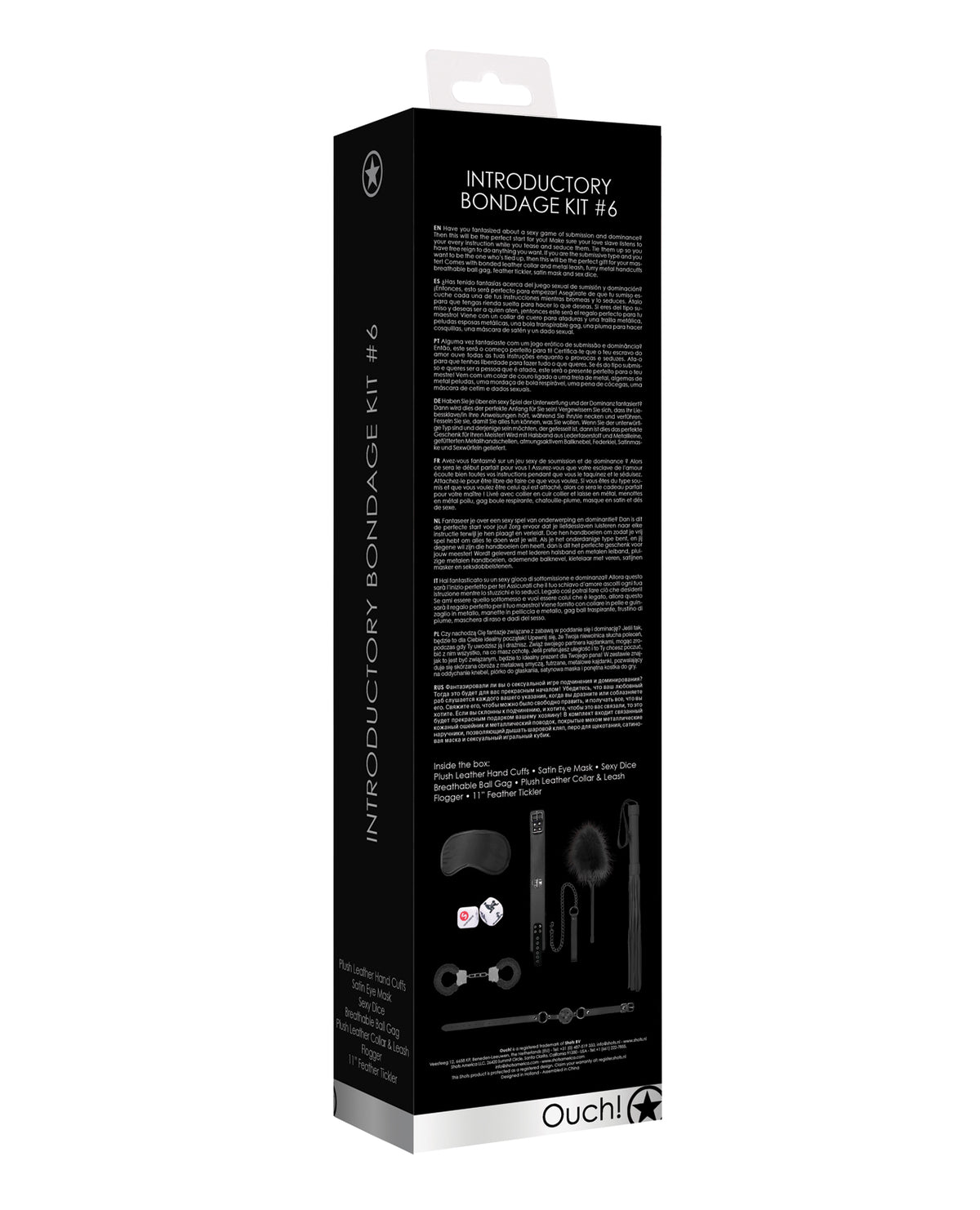 Shots Ouch Introducción a la Bondage #6 - Negro