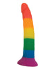 Load image into Gallery viewer, Rainbow 7" Strap On Dildo w/Harness
