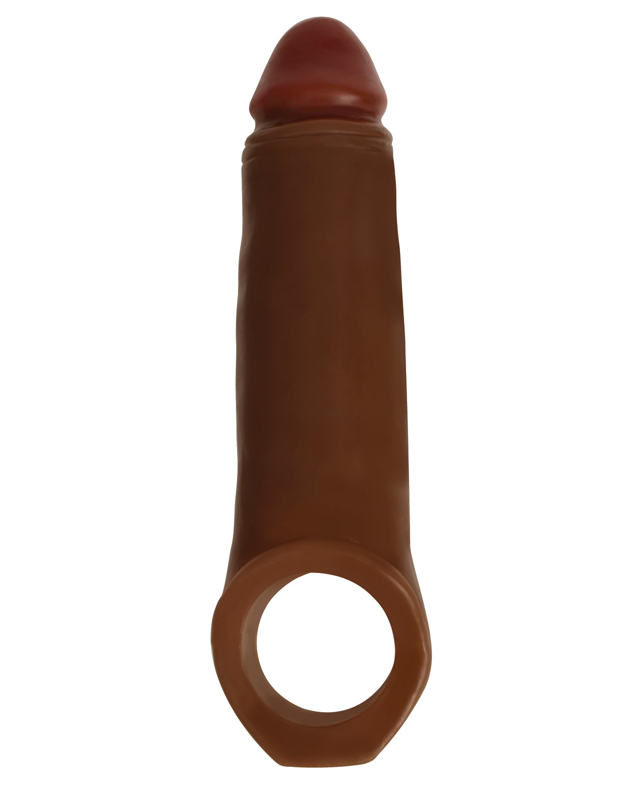 Extensor Curve Toys Jock Enhancer 2" cu curea pentru testicule - Ciocolată