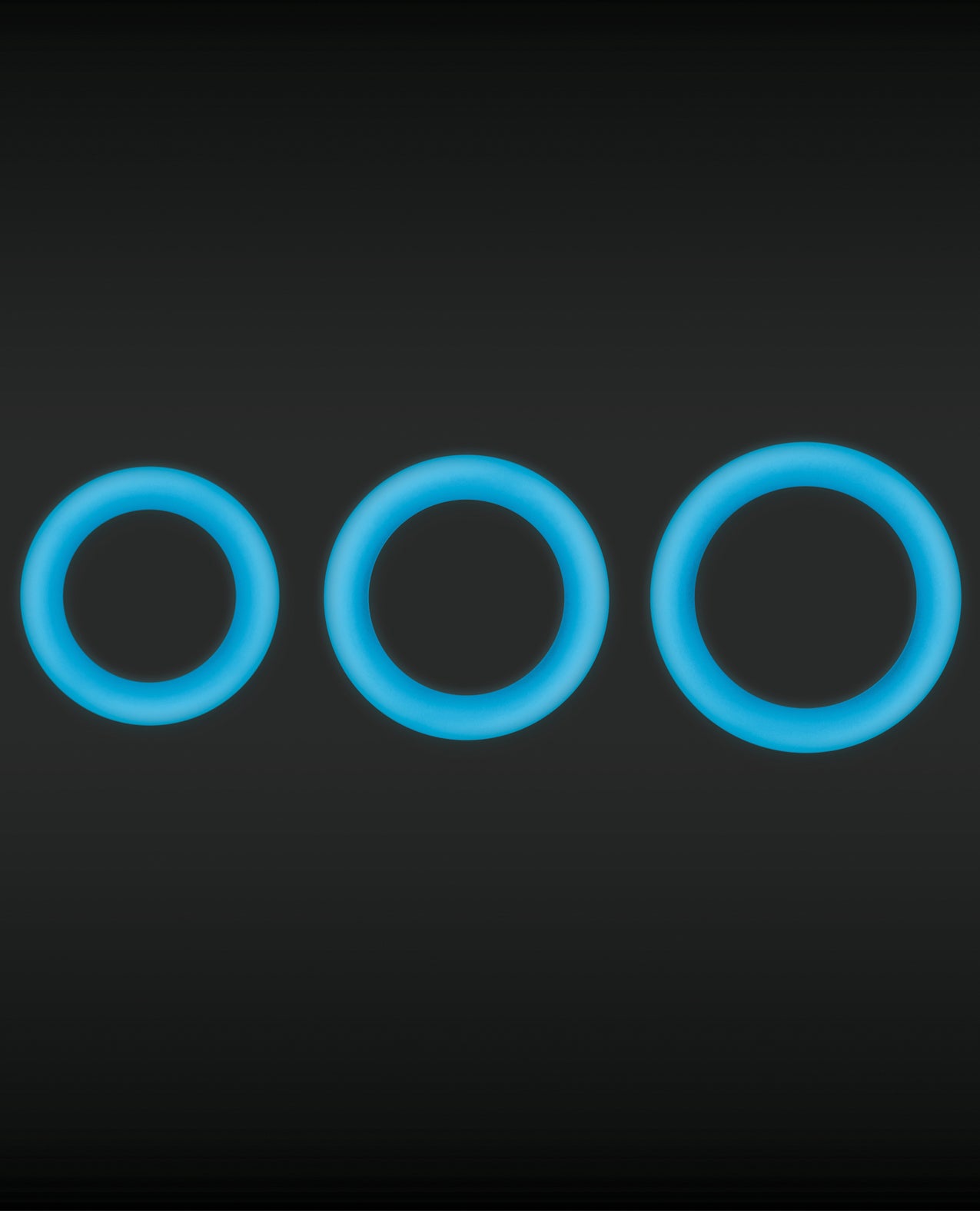 Firefly Halo Mały Pierścień na Penisa - Niebieski