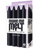 Load image into Gallery viewer, The 9&#39;s Make Me Melt Sensual Warm Drip Candles - Jet Black Pack of 4
