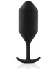 Afbeelding laden in Galerijviewer, b-Vibe Gewogen Strakke Plug 4 - 256 g Zwart
