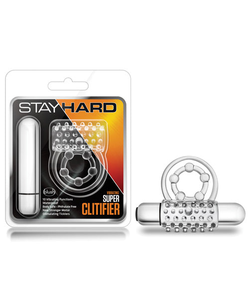 Anillo para pene Blush Stay Hard Super Clitificador - Transparente