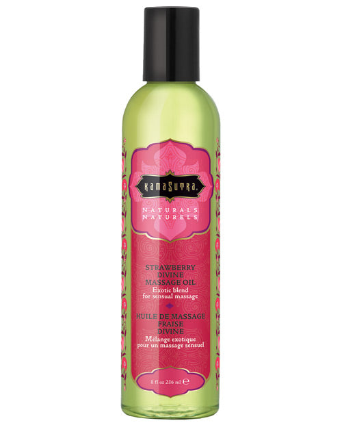 Kama Sutra Naturals Massageolie - Aardbei