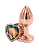 Afbeelding laden in Galerijviewer, Achterste Assets Roze Goud Hart Klein - Regenboog
