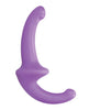 Load image into Gallery viewer, Shots Ouch Silicone Strapless Strap On Purple G Spot Stimulation
