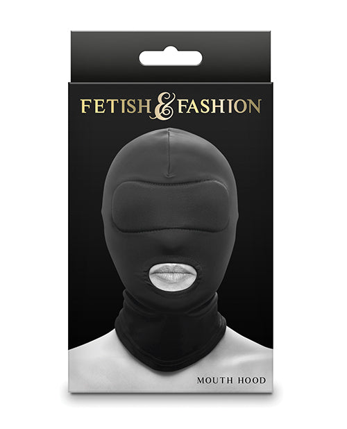 Fetish & Fashion Mouth Hood - Black