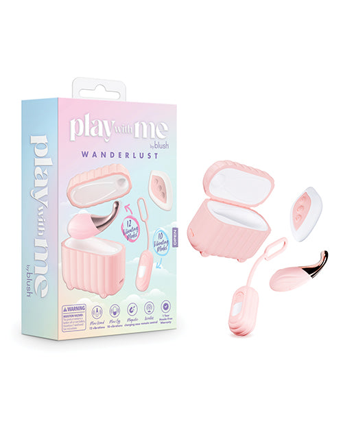 Ensemble de 4 vibromasseurs Blush Play With Me Wanderlust - Rose