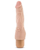 Load image into Gallery viewer, Blush Dr Skin Vibe 4 Beige 8 Inch Realistic Vibrator With Clitoral Nubs
