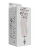 Load image into Gallery viewer, Foxy Tail Light Up Faux Fur Butt Plug - White
