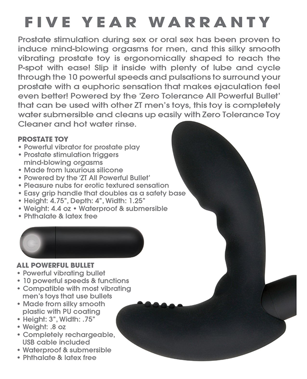 Zero Tolerance Eternal P Spot Zero Tolerance Eternal P Spot