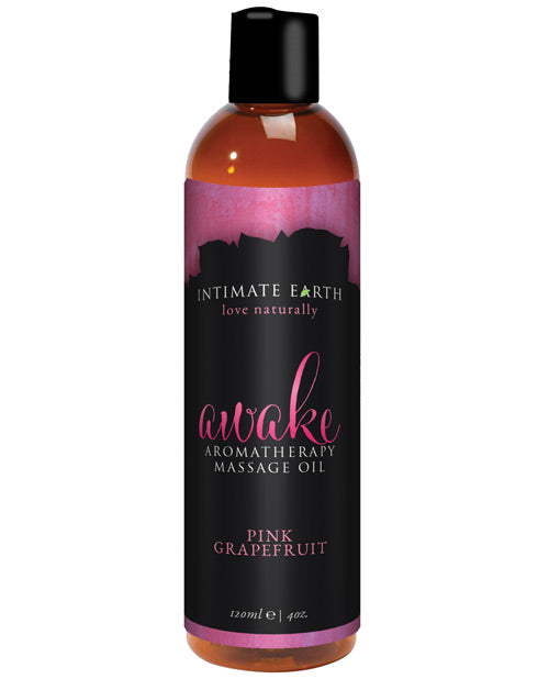 Huile de massage Intimate Earth Awake - 120 ml Pamplemousse rose
