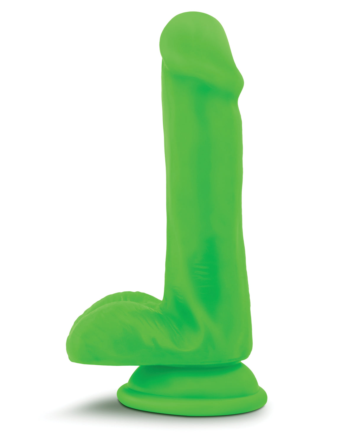 Blush Neo Dual Density 6 Inch Neon Green Dildo With Realistic Feel