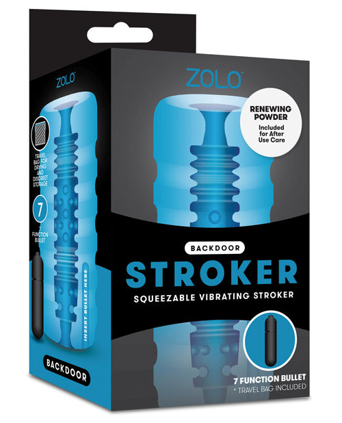 Load image into Gallery viewer, ZOLO Backdoor Squeezable Vibrating Stroker
