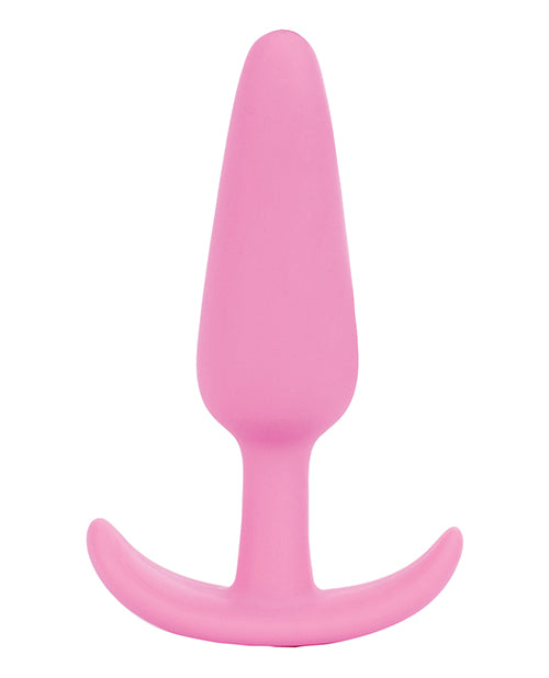 Mood Naughty Butt Plug Small Pink Velvet Touch Silicone