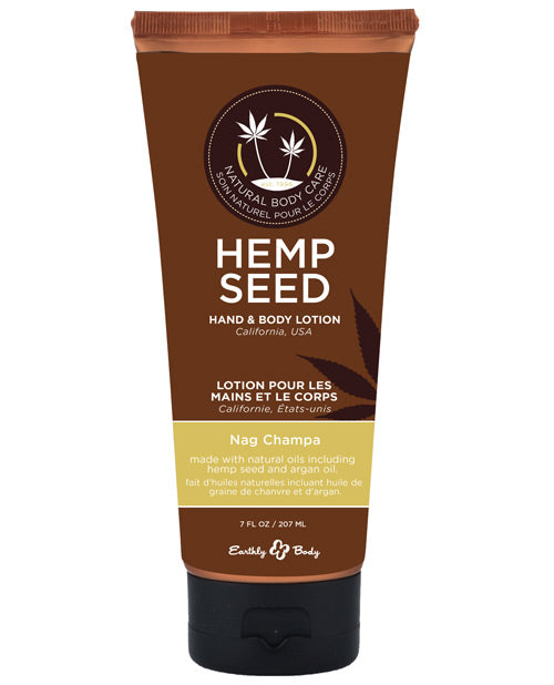 Earthly Body Käsien ja vartalon kosteusvoide - 7 oz putki Nag Champa