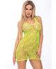 Încărcați imaginea în vizualizatorul Galerie, Pink Lipstick Festival Flirt Net Dress Green O/S
