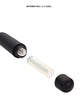 Carregar imagem no visualizador da Galeria, Shots Ouch Extra Long Urethral Sounding Silicone Vibrating Bullet Plug - Black
