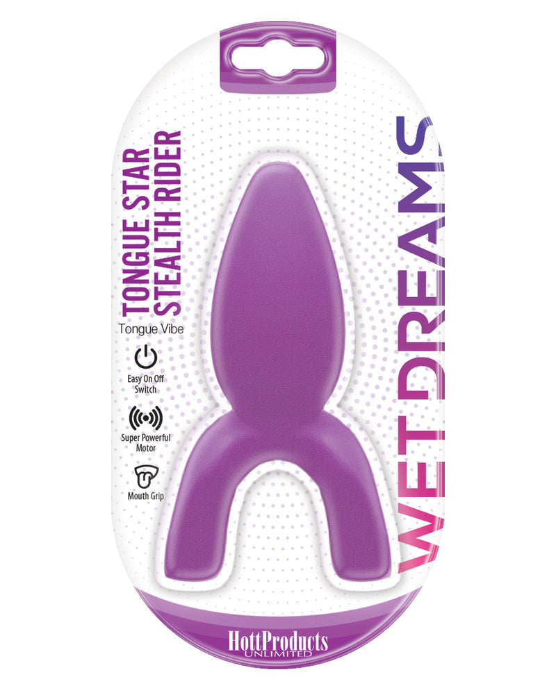 Load image into Gallery viewer, Wet Dreams Tongue Star Stealth Rider Vibe - Purple
