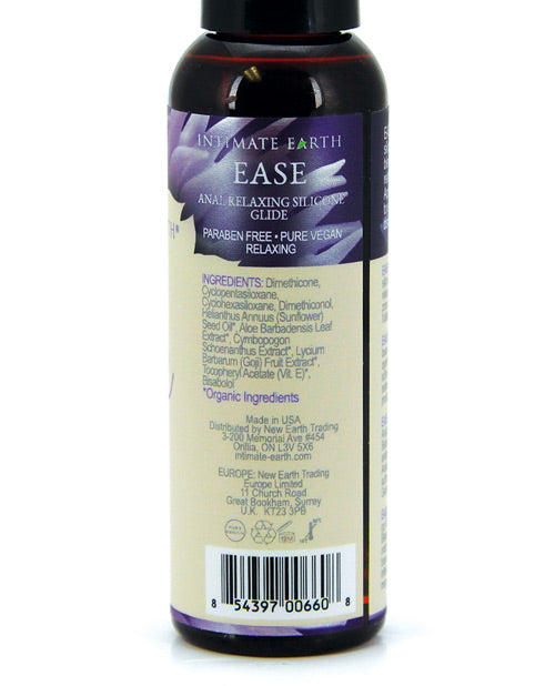 Intimate Earth Apaiser Faciliter Lubrifiant Anal Relaxant au Bisabolol Silicone - 60 ml