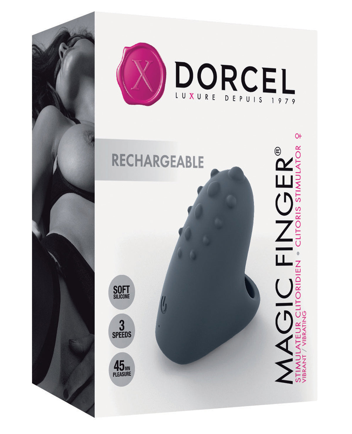 Doigt Magique Rechargeable Dorcel - Noir