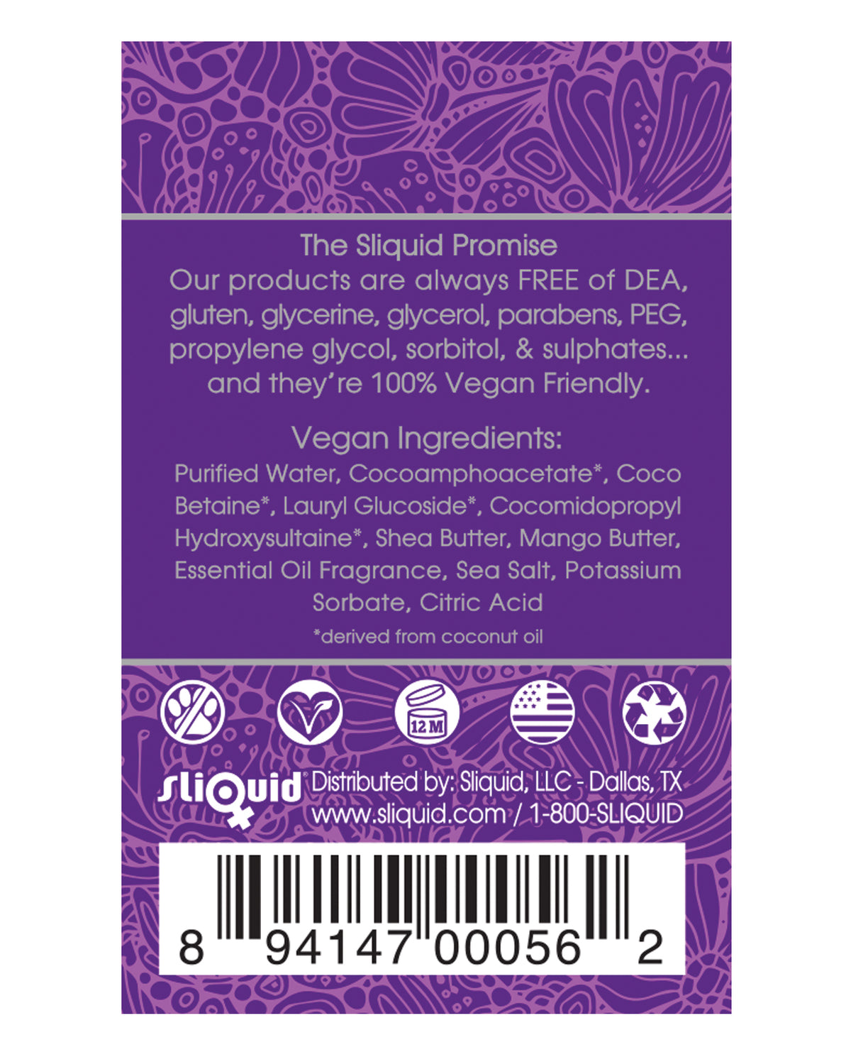 Sliquid Balance Soak Cherry Blossom Bubble Bath 8.5 Oz