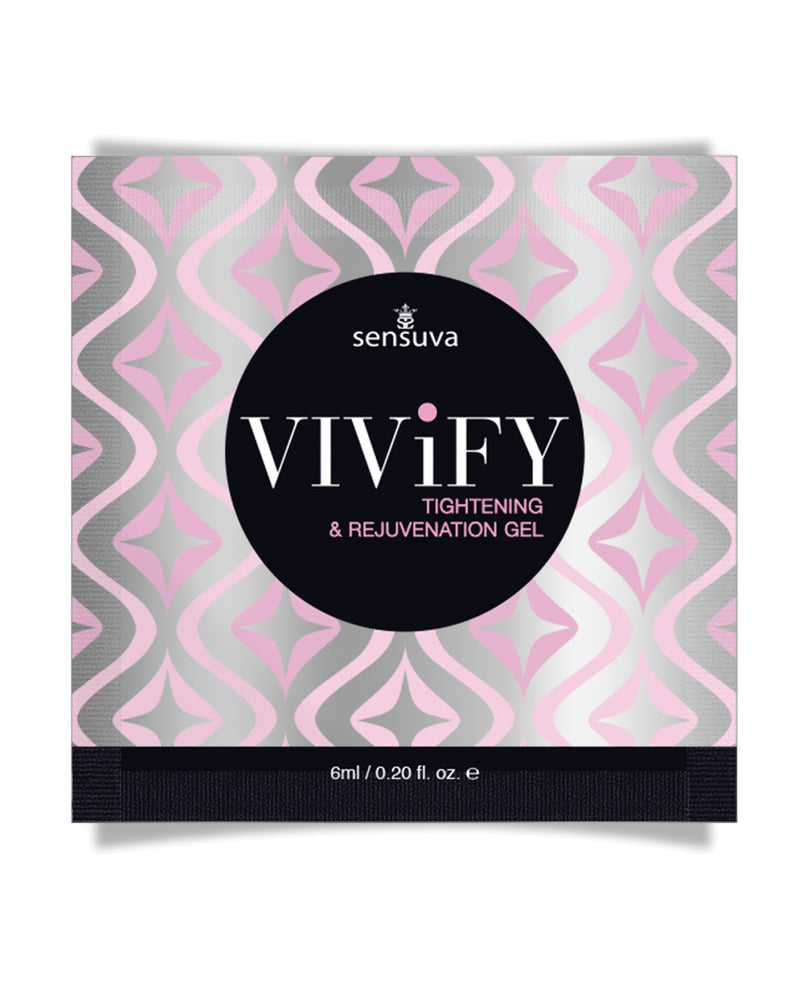 Load image into Gallery viewer, Sensuva Vivify Tightening &amp; Rejuvenation Gel - 6 ml Single Use Packet
