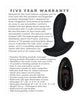 Load image into Gallery viewer, Zero Tolerance The Gentleman Rechargeable Prostate Massager - Black

