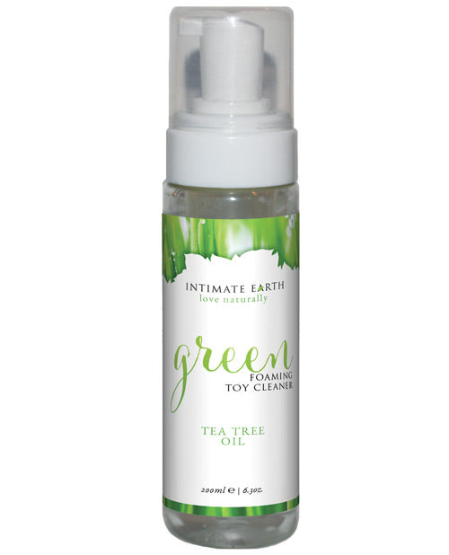 Intimate Earth schuimende speelgoedreiniger - 200 ml groene thee boomolie