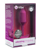 Load image into Gallery viewer, b-Vibe Vibrating Weighted Snug Plug M - 112 g Rose
