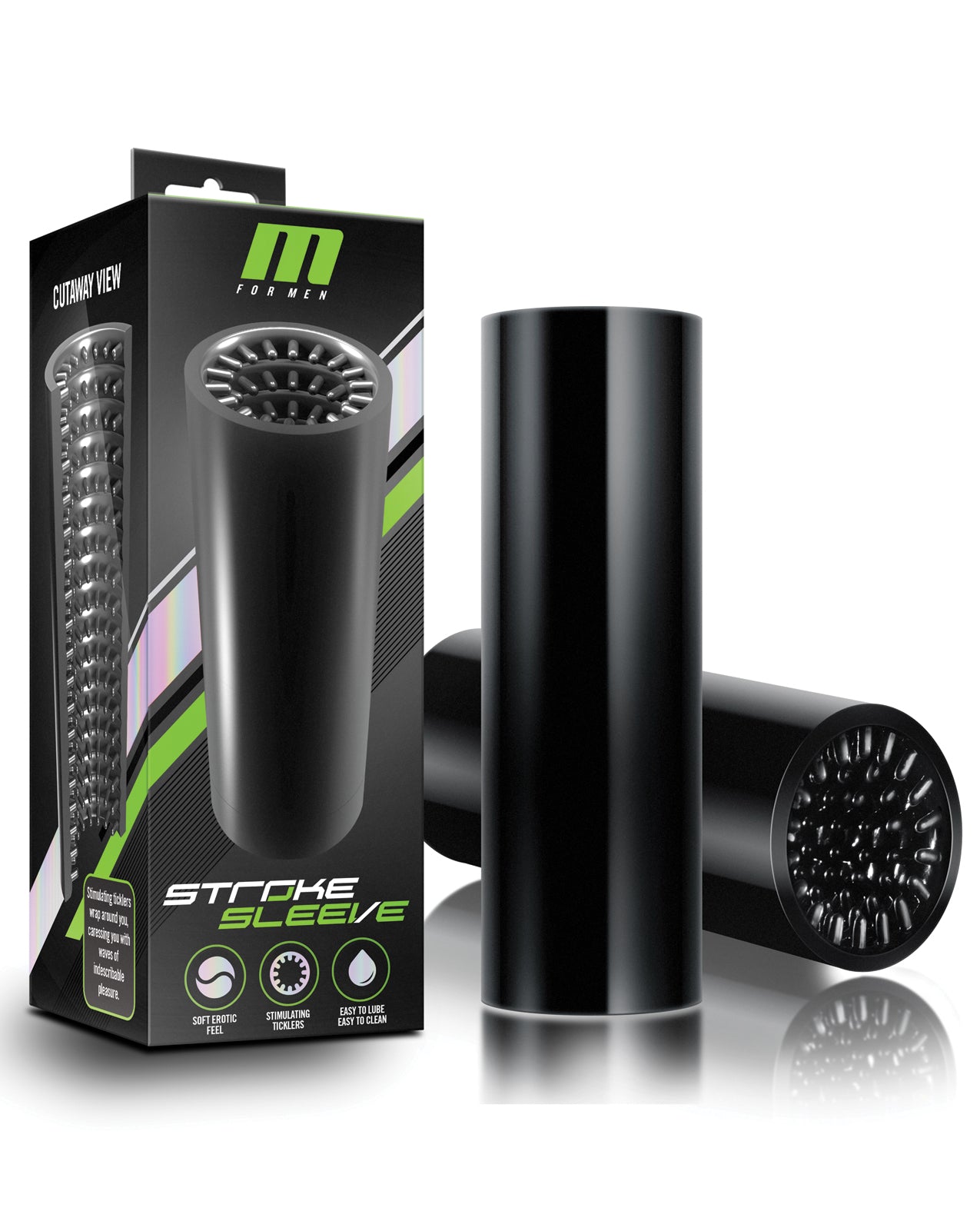 Blush M für Herren Stroke Ärmel - Schwarz