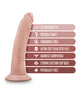 Afbeelding laden in Galerijviewer, Blush Dr. Skin Plus 7" Posable Dildo - Vanilla
