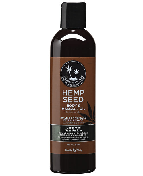 Óleo para Massagem e Corpo Earthly Body - 8 oz Sem Fragrância