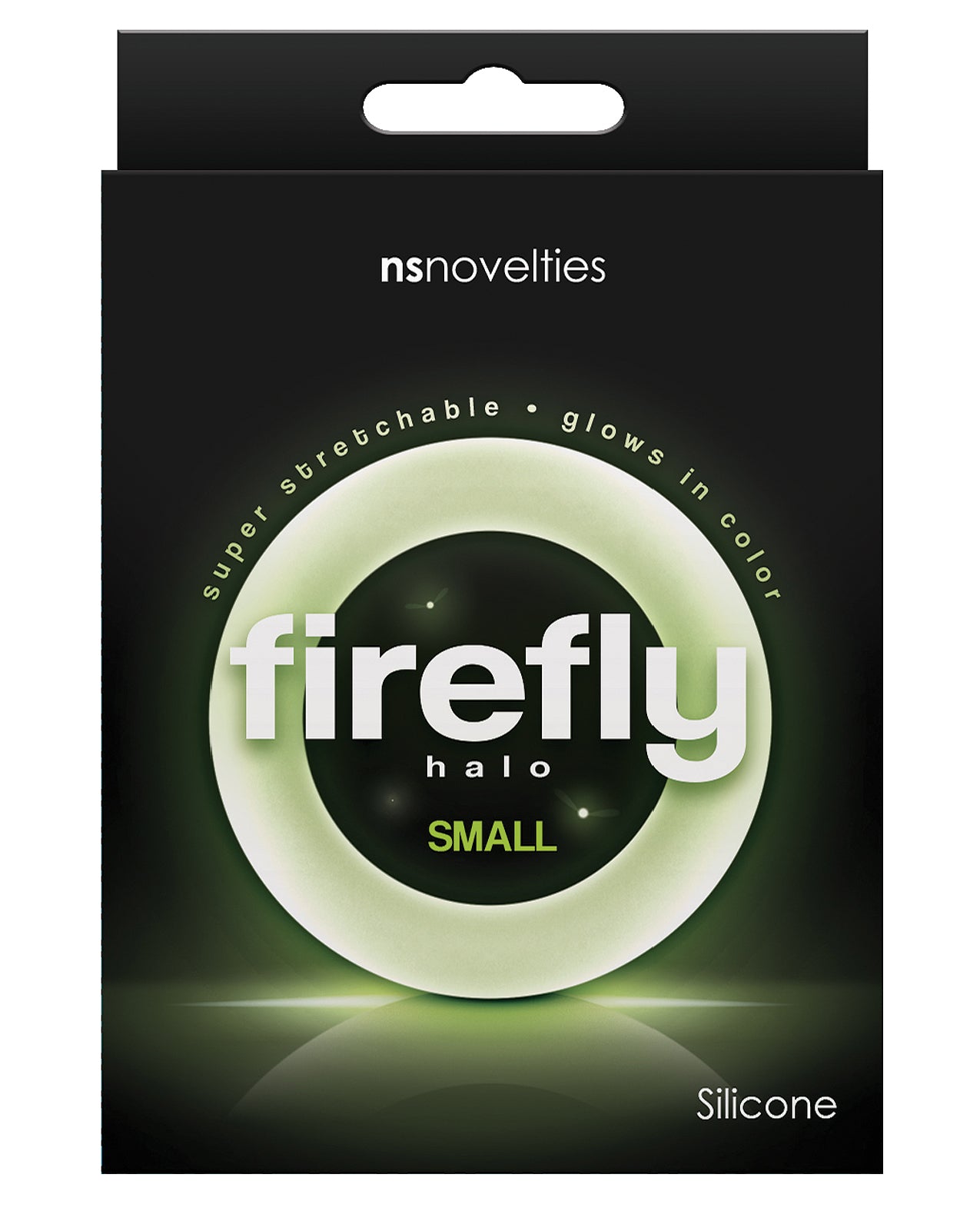 Firefly Halo Small Clear Silicone Glow In The Dark Cock Ring