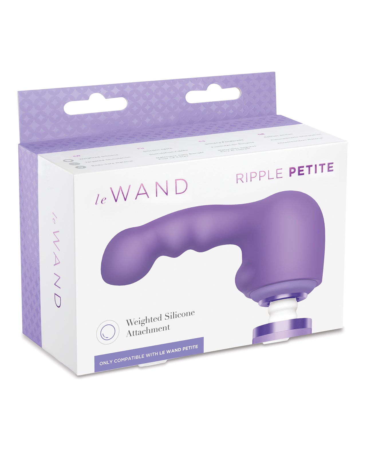 Le Wand Ripple Petite Vægtet Silikone Vedhæftning