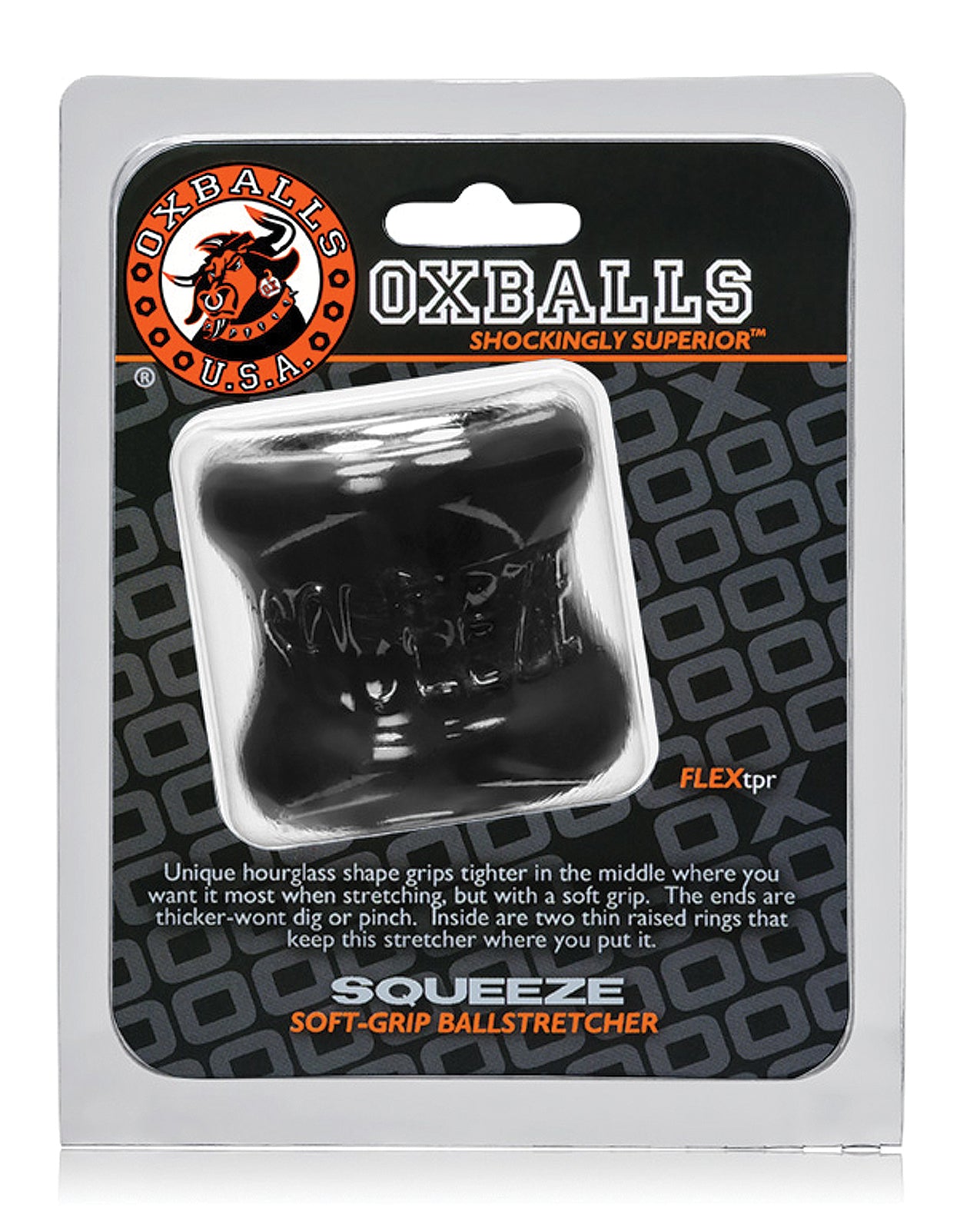 Oxballs Pallina Estensore da Stringere - Nero