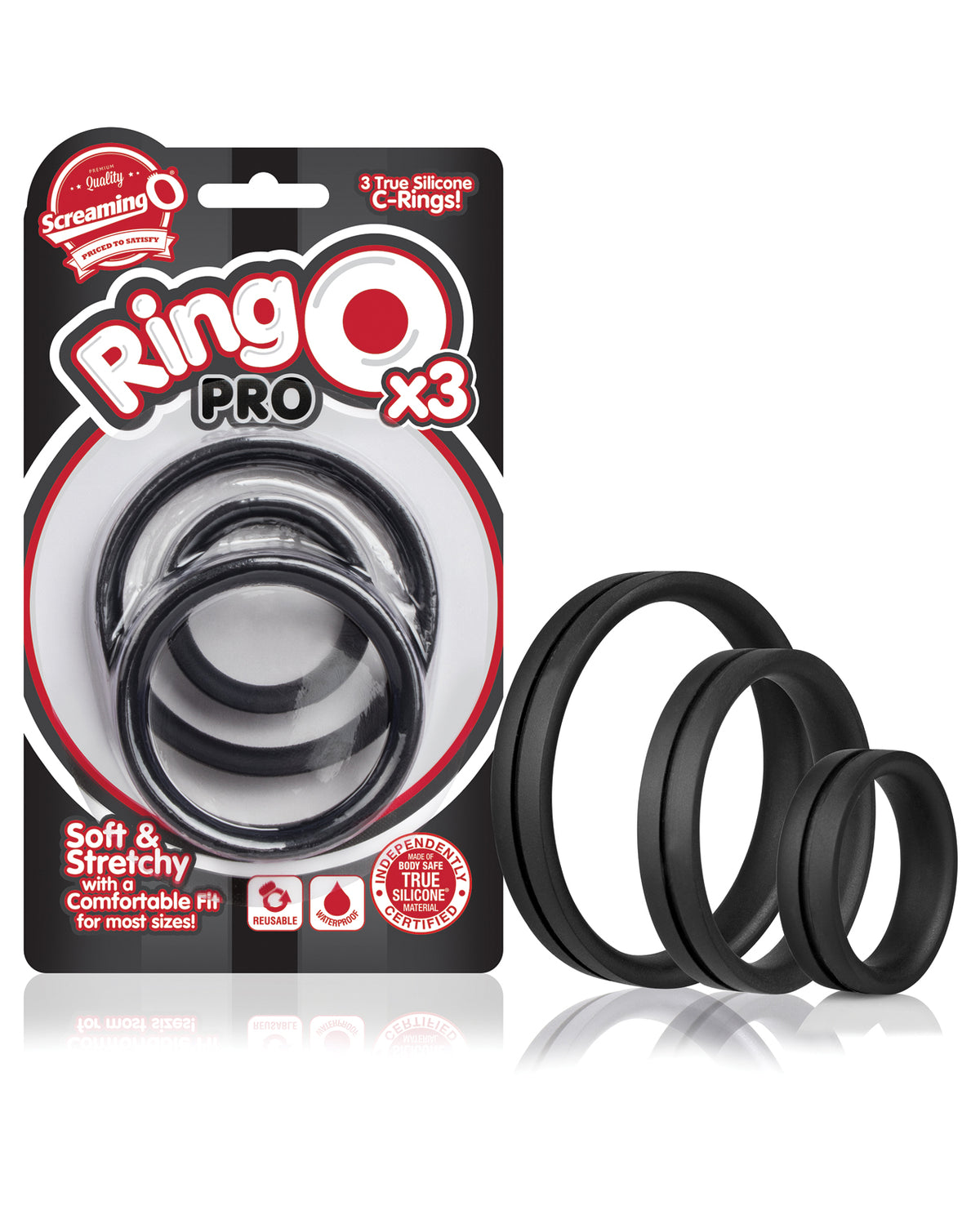 Screaming O RingO Pro X3 - Zwart