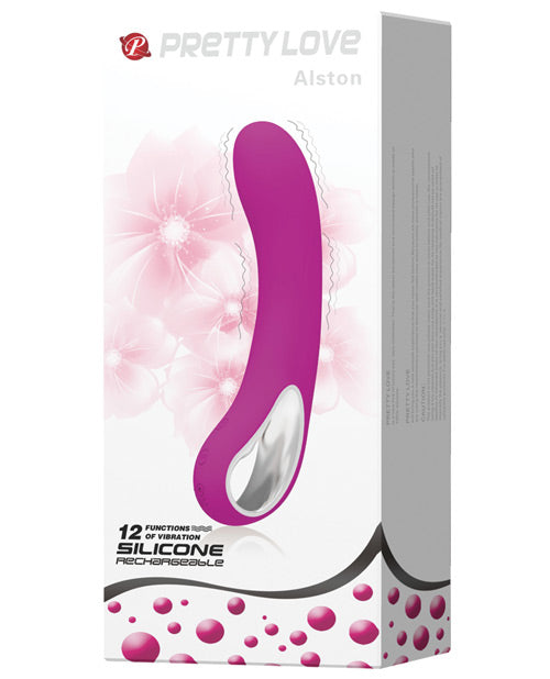 Pretty Love Alston Vibrador con 12 funciones y mango - Fucsia