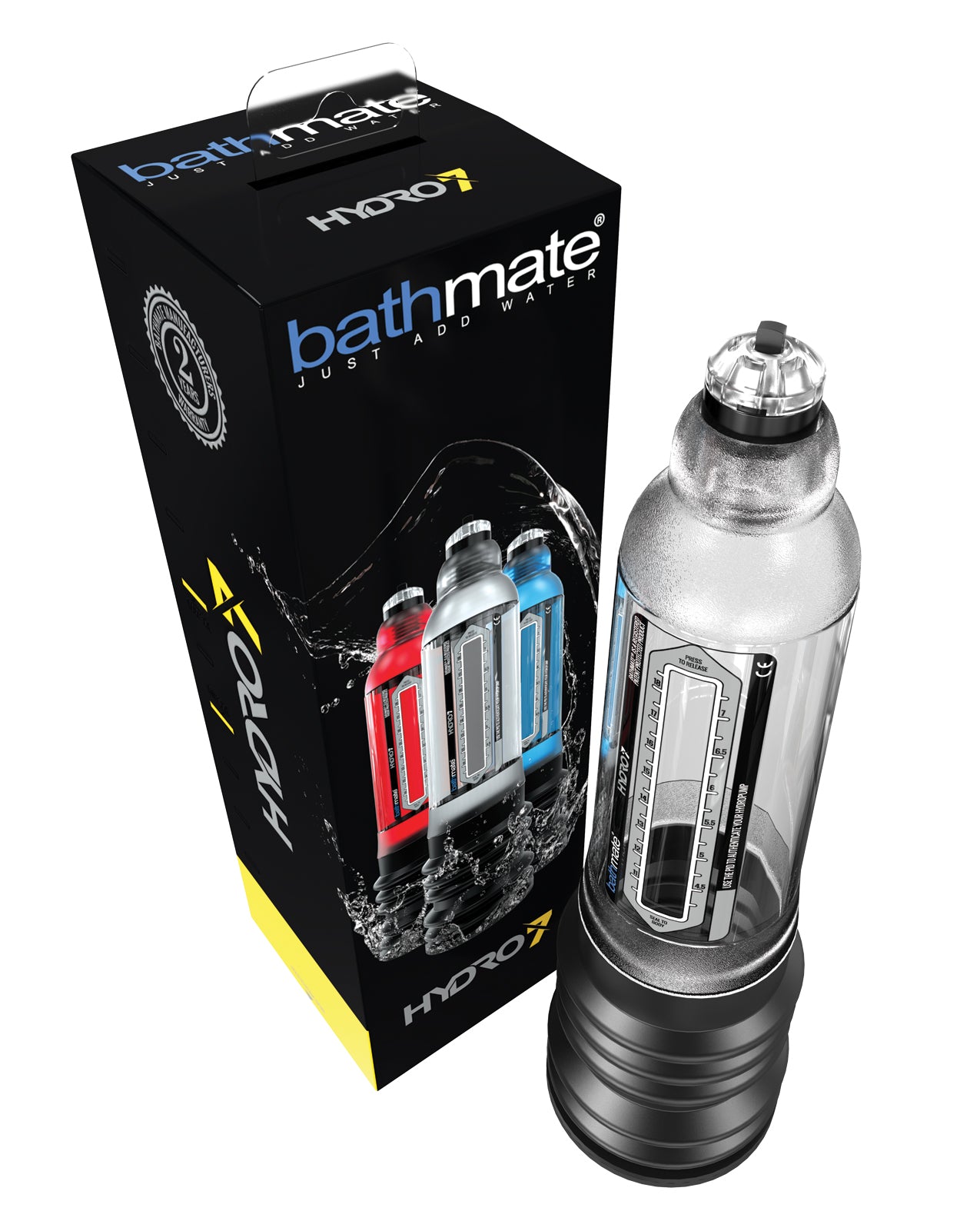 Bathmate Hydro 7 Hydropompa Przezroczysta Pompa na Penis dla Poprawy Zdrowia i Wydajności Penisa