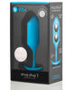 Load image into Gallery viewer, b-Vibe Weighted Snug Plug 3 - 180 g Teal
