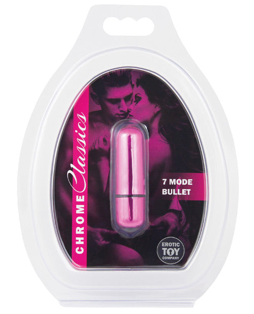 Chrome Classics Bullet Vibrator 7 Modi Roze Waterdicht ABS