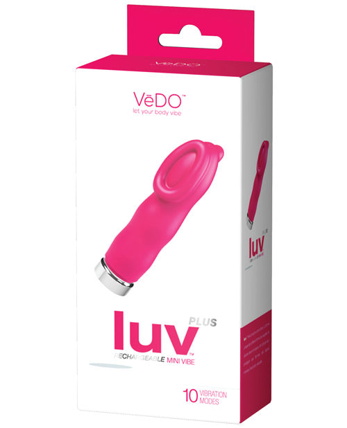 VeDO Luv Plus Genopladelig Vibrator - Foxy Pink