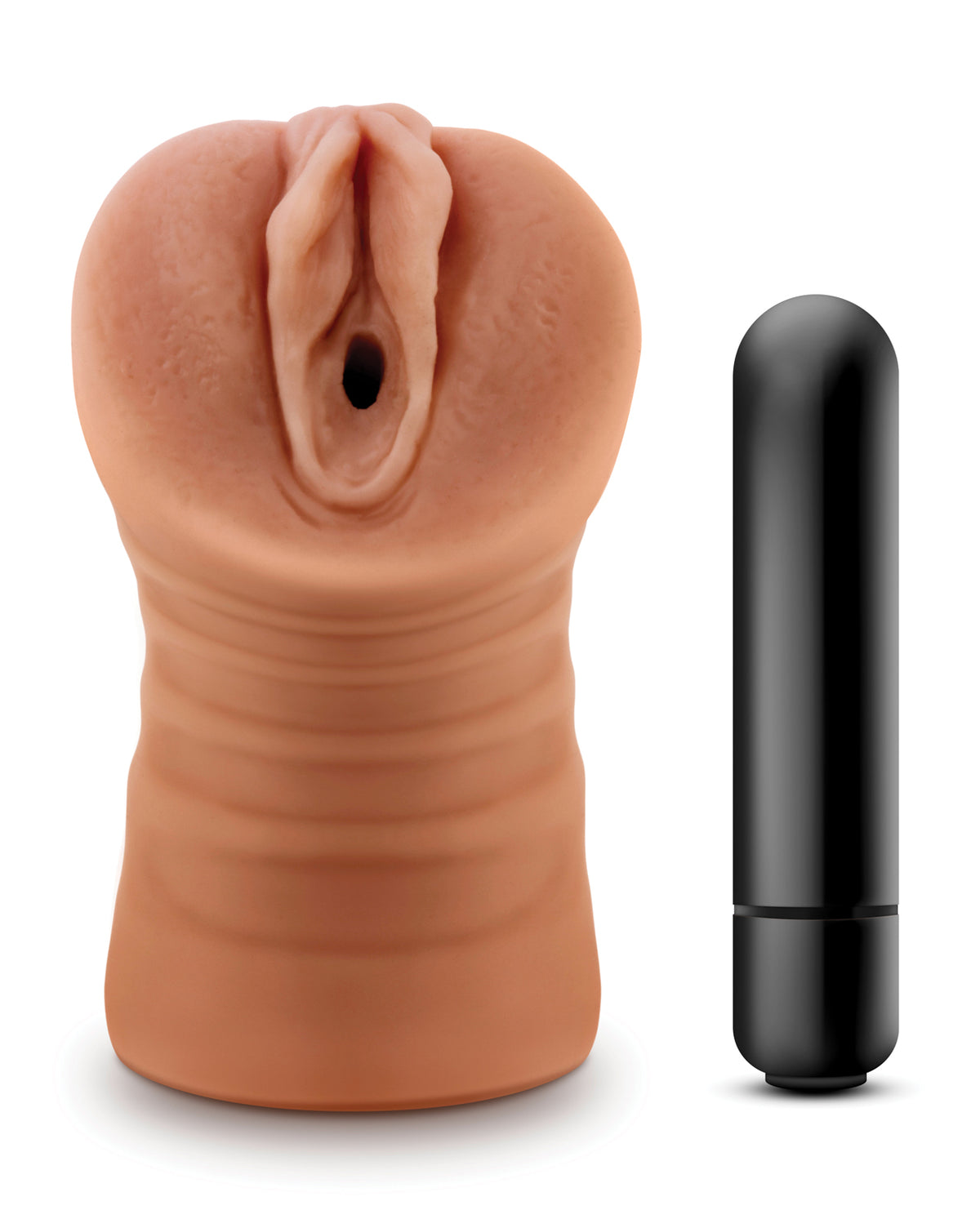 Blush M for Men Julieta Mocha Realistic Stroker with Vibrating Bullet
