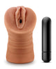 Cargue la imagen en el visor de la galería, Blush M for Men Julieta Mocha Realistic Stroker with Vibrating Bullet
