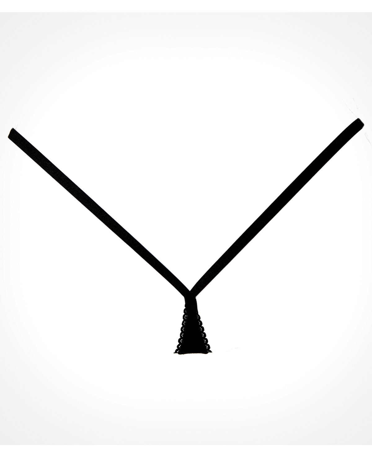 Adore Between the Cheats sammetstrosa svart O/S