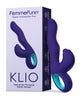 Lataa kuva gallerian katseluohjelmaan, Femme Funn Klio Triple Action Rabbit - Dark Purple
