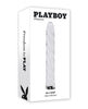 Cargue la imagen en el visor de la galería, Playboy Pleasure In the Twist Glass Vibrator - White
